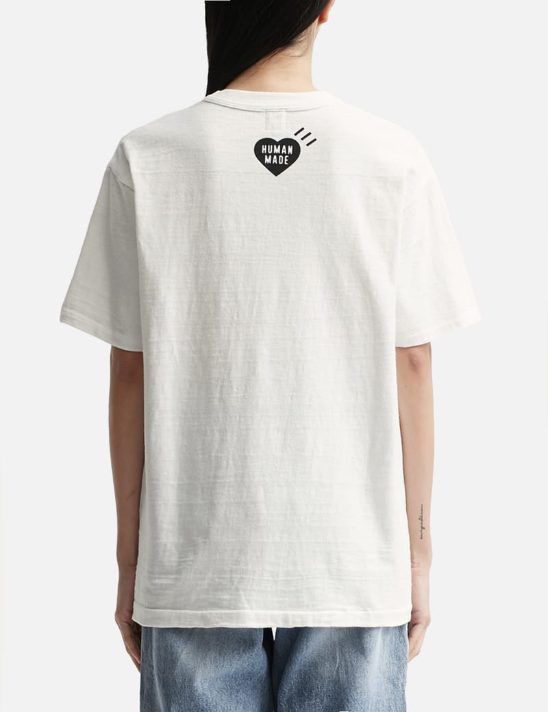 HUMAN MADE グラフィックTシャツ ホワイト ブラック 送料込み Human Made Graphic White T Shirt | Official Human Made Japan