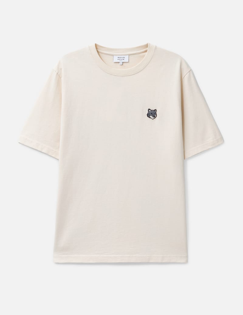 メゾンキツネ ダブルフォックスベッド パッチ クラシックTシャツ メゾンキツネ - ダブル フォックスヘッド パッチ クラシック Tシャツ | HBX