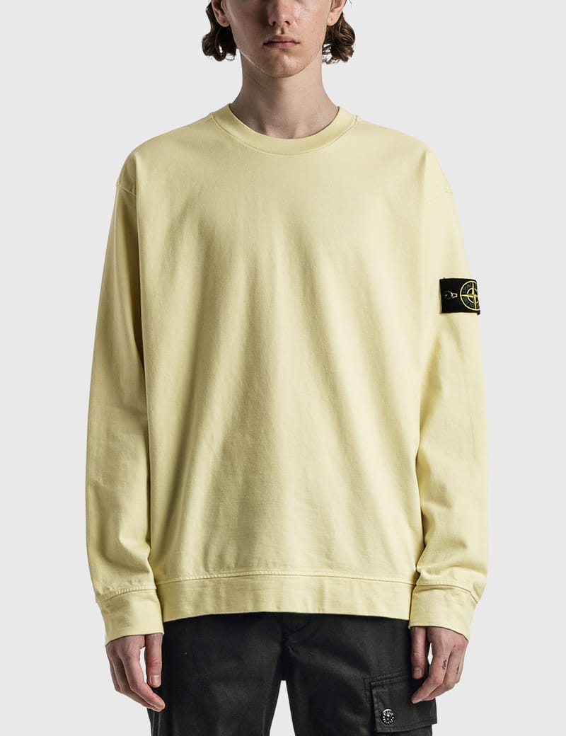 Stone Island - Gauzed Cotton Jersey Sweatshirt | HBX - Globally