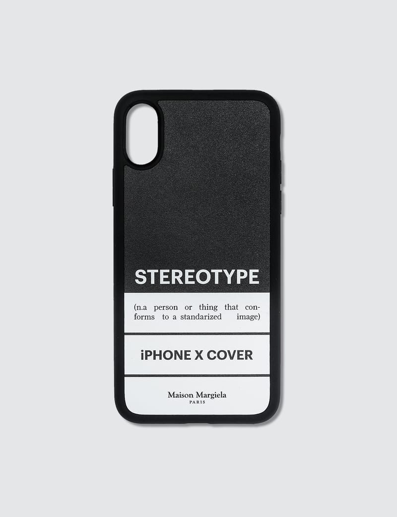 Maison Margiela（旧Maison Martin Margiela） - Maison Margiela iPhoneX iPhoneXS Maison Margiela - Stereotype Print IPhone XS Case | HBX