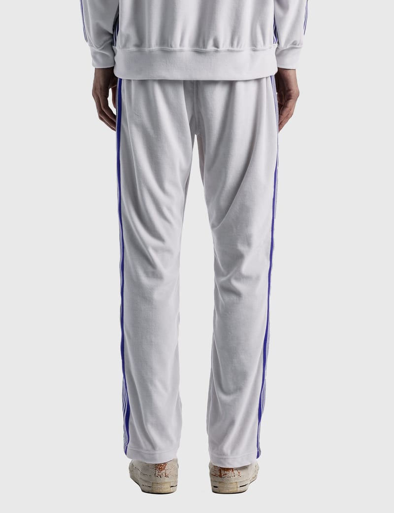 Needles - C/PE Velour Narrow Track Pants | HBX - Globally Curated