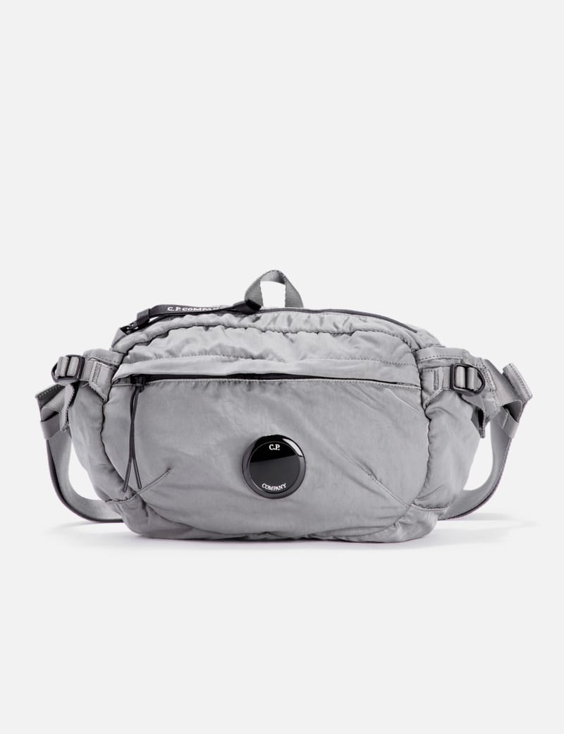 【C.P. COMPANY】Nylon B Crossbody Bag Drizzle Grey Crossbody bags C.P. Company Nylon B Crossbody Messenger Bag