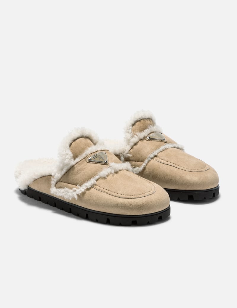 【送料&関税込】Prada Caramel Shearling Loafers Prada Shearling Loafers Size 38 (US 8) Caramel | eBay