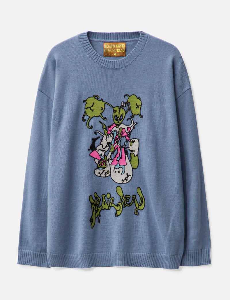 Brain Dead - CYBER BUNNY SWEATER | HBX - Globally Curated Fashion 