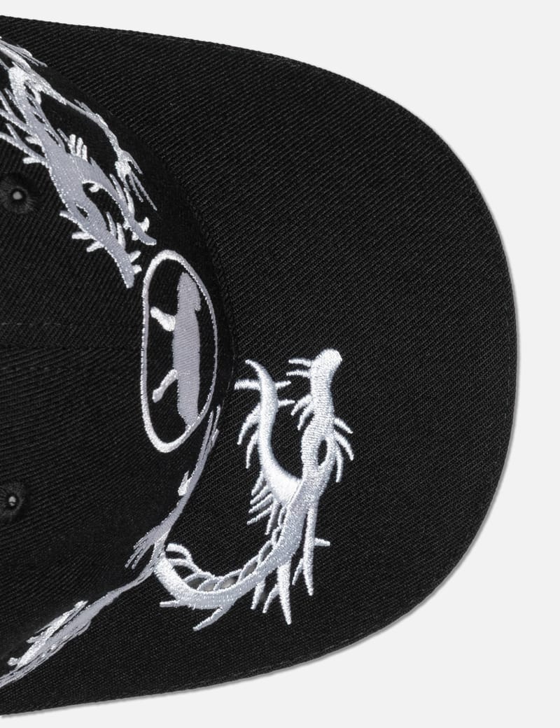 Basketcase Enter Cap - Black 6-panel cotton cap with embroidered