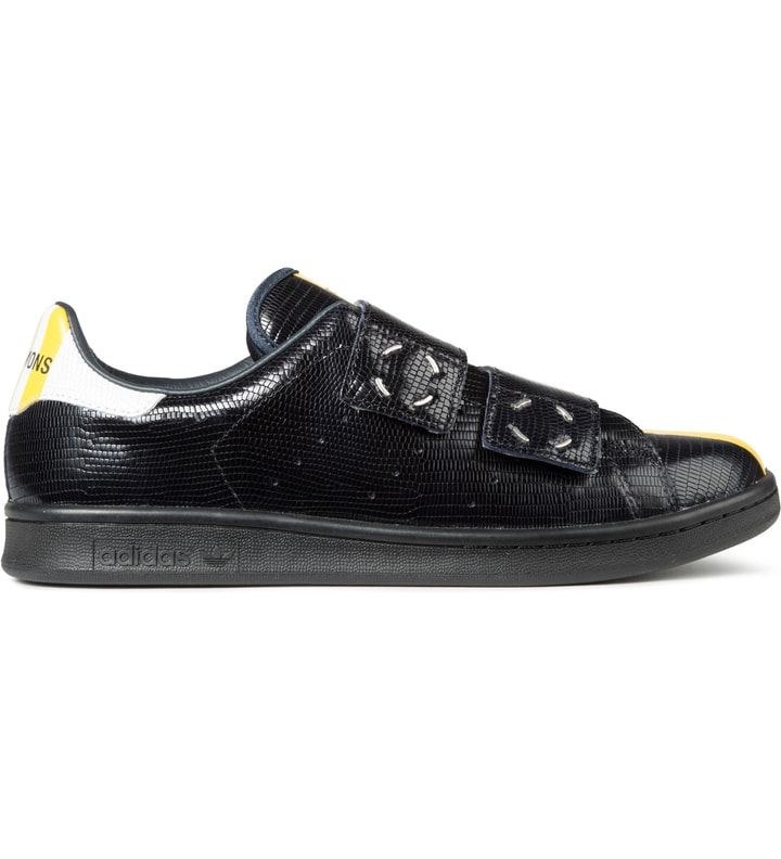 Stan smith snakeskin black sales