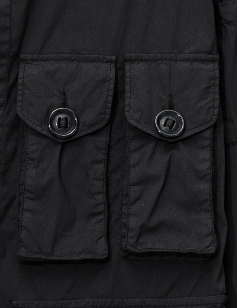 C.P. Company nylon shirt jacket 黒 Sサイズ FLAT NYLON SHIRT JACKET BLACK - C.P. COMPANY(シーピー