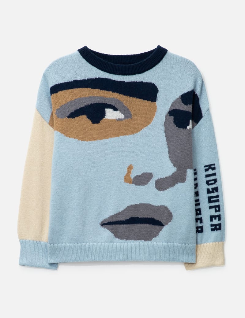 KidSuper - Face Boxy Sweater | HBX - Globally Curated
