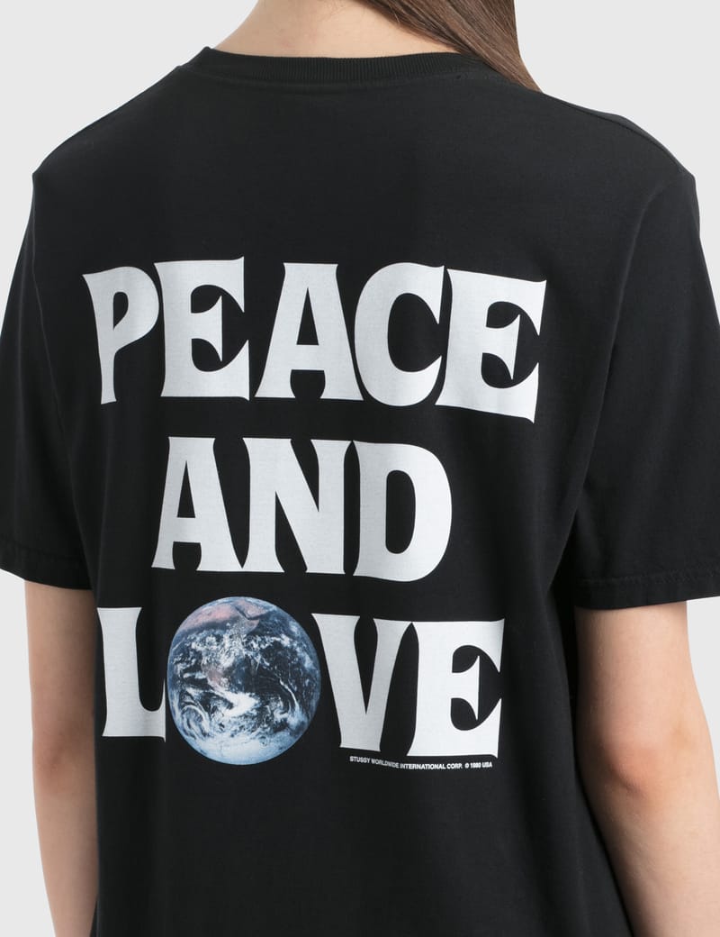Stüssy - Peace & Love T-Shirt | HBX