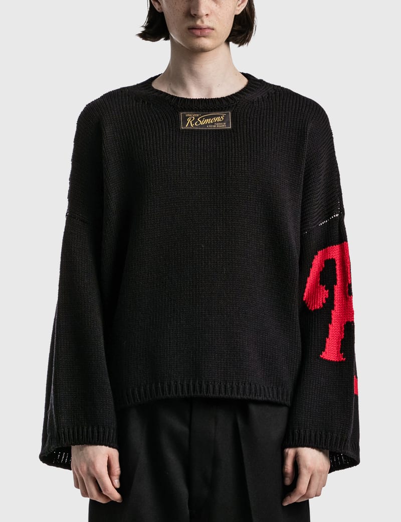 Raf Simons - Oversized R Sweater | HBX - Globally Curated Fashion