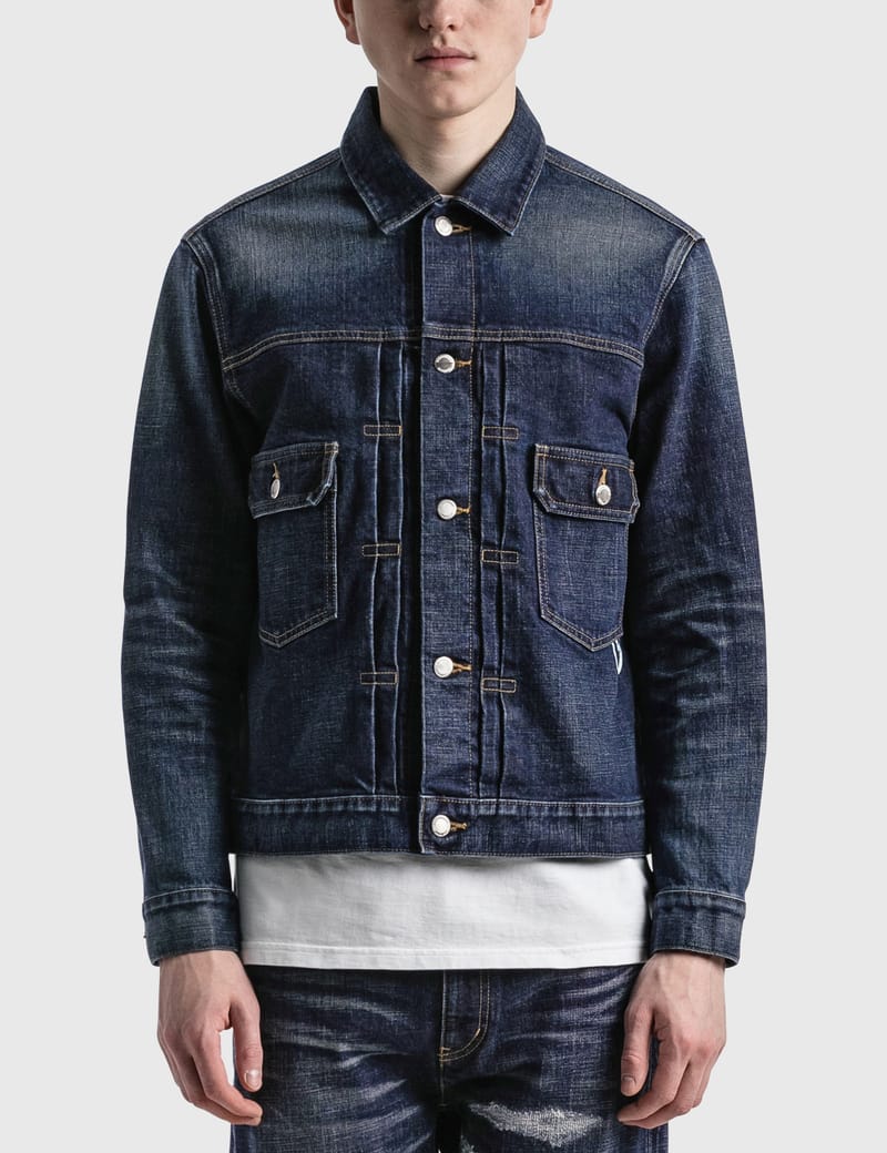 uniform experiment - DAMAGED DENIM JACKET | HBX - Globally Curated