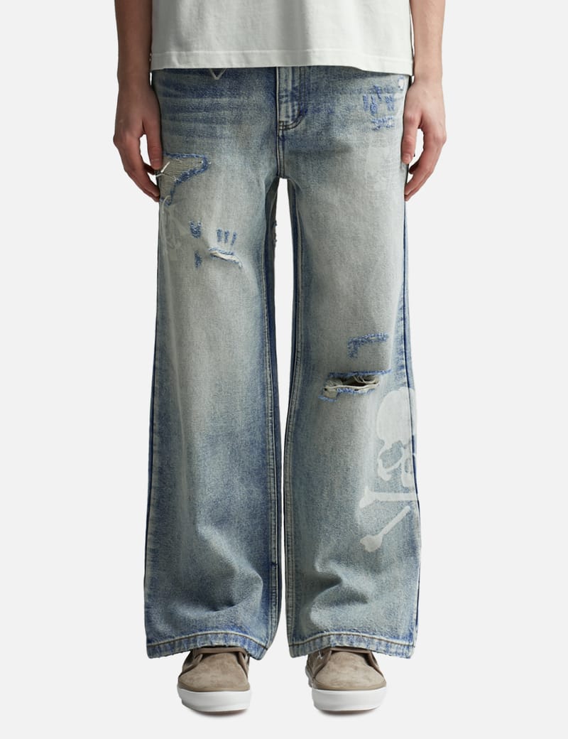 C2H4 - C2H4 x Mastermind Japan Totem Laser Jeans | HBX