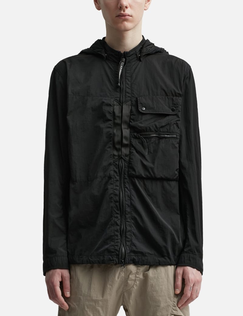 C.P. Company - CHROME-R GOGGLE OVERSHIRT | HBX - Globally Curated