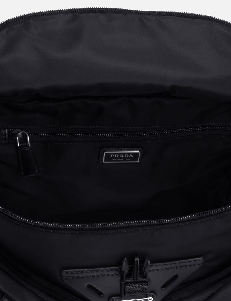 Prada - Re-Nylon and Leather Shoulder Bag | HBX - Globally Prada - Re-Nylon and Leather Shoulder Bag | HBX - Globally