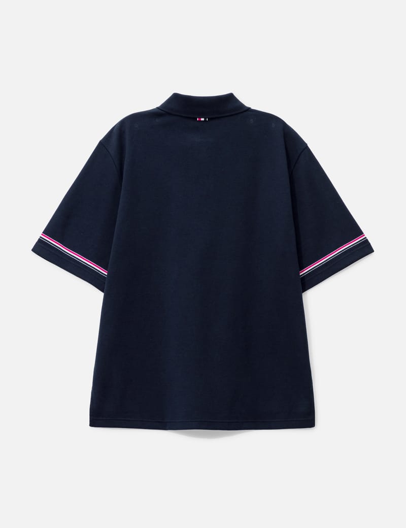 Thom Browne - RWB Stripe Polo Shirt | HBX - Globally Curated