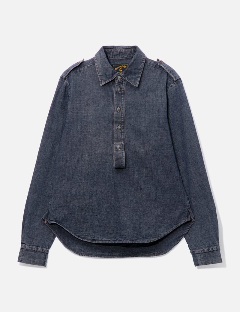 VIVIENNE WESTWOOD DENIM PULLOVER SHIRT | HBX - Globally