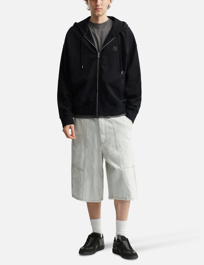 Maison Kitsuné Fox Head Zipped Oversize Hoodie - Organic cotton