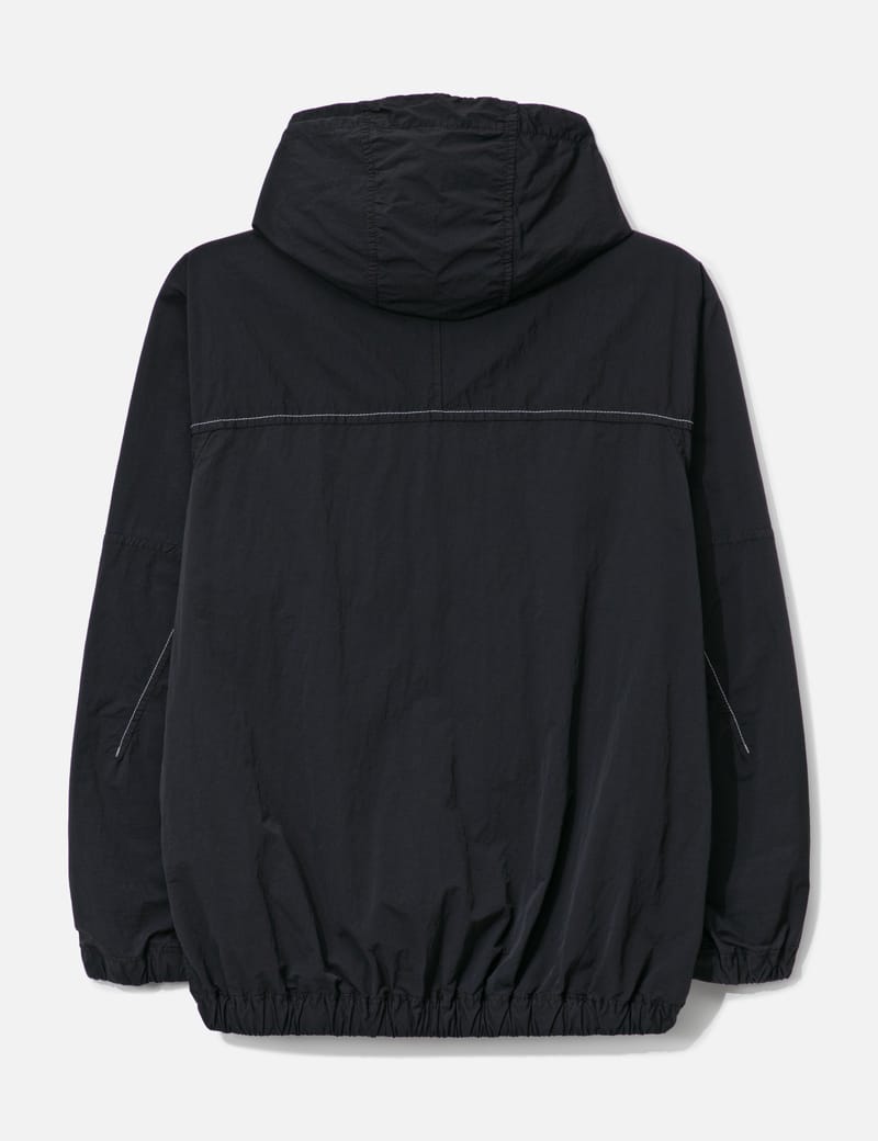 ROA ROA x and wander Garment Dye Nylon Hooded Jacket - Water