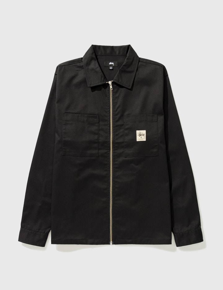 Stüssy - Zip-Up Work Shirt | HBX - Globally Curated Fashion and ...