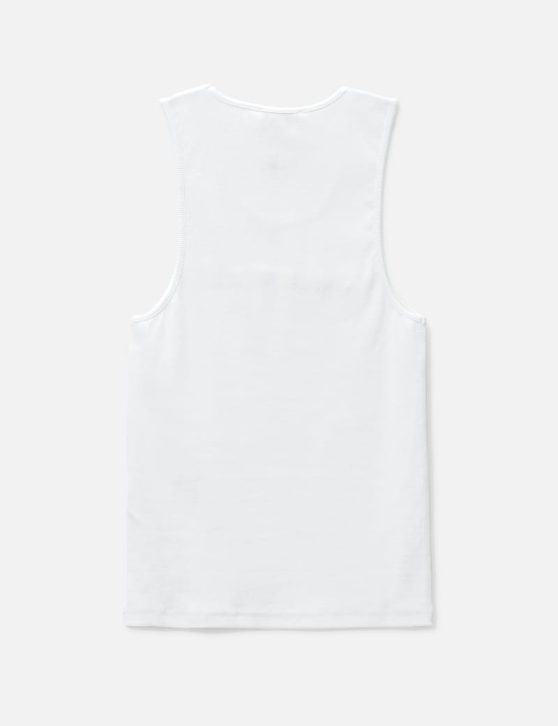 Tシャツ・カットソー J W ANDERSON WHITE COTTON TANK TOP Cotton jersey tank top in white - JW Anderson | Mytheresa