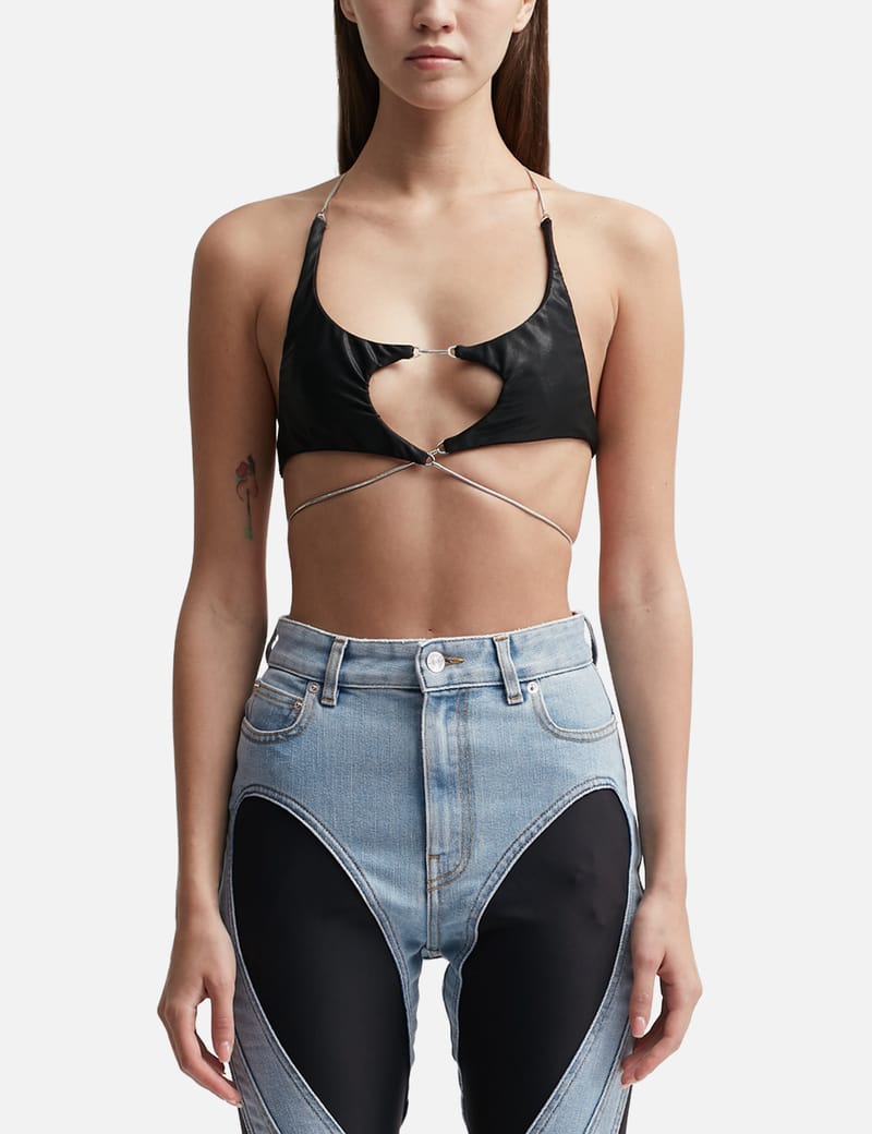 MUGLER Star Bikini Top HBX Globally Curated Fashion and