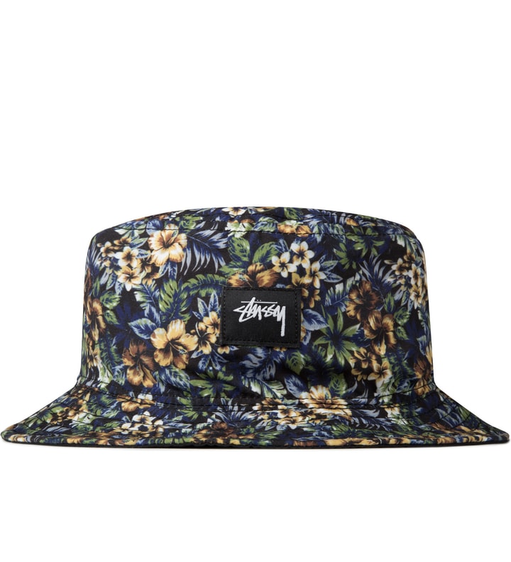 Stüssy - Black Island Reversible Bucket Hat | HBX