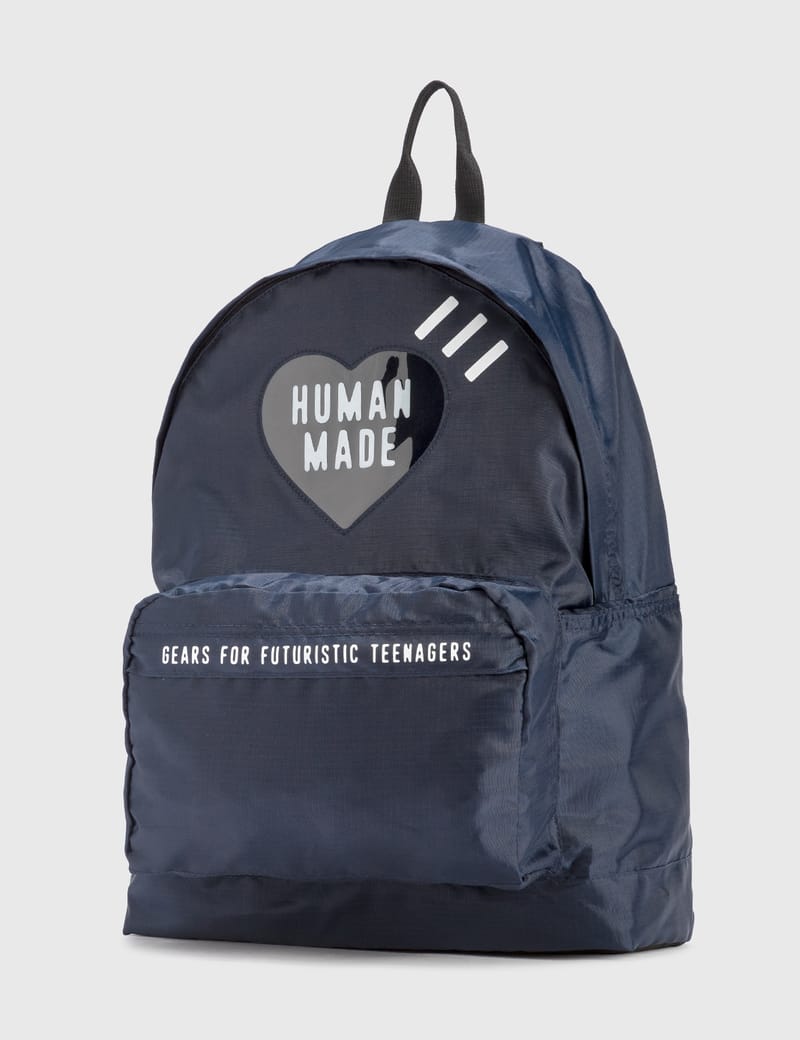 Human Made - Nylon Rip-stop Heart Backpack | HBX - Globally