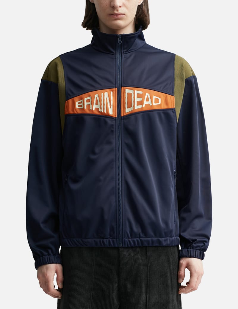 Brain Dead - ALONZO PANELED RIB TRACK JACKET | HBX - Globally