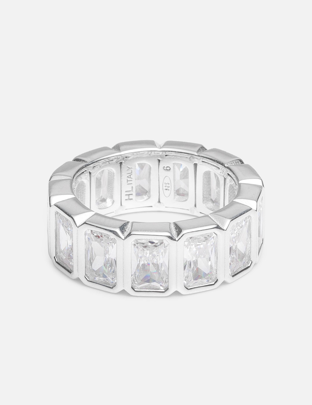 Hatton Labs - EMERALD CUT ETERNITY RING | HBX