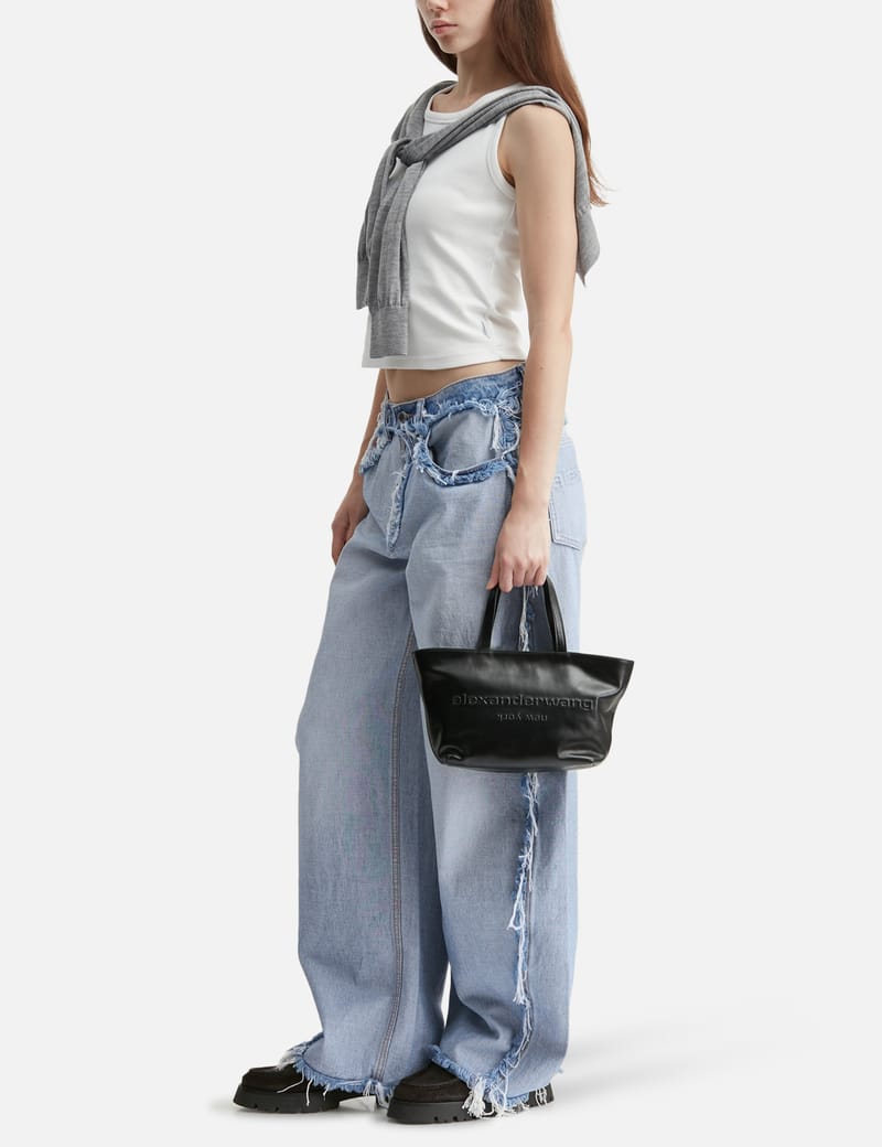 Alexander Wang - Metal Logo Leather Belt | HBX