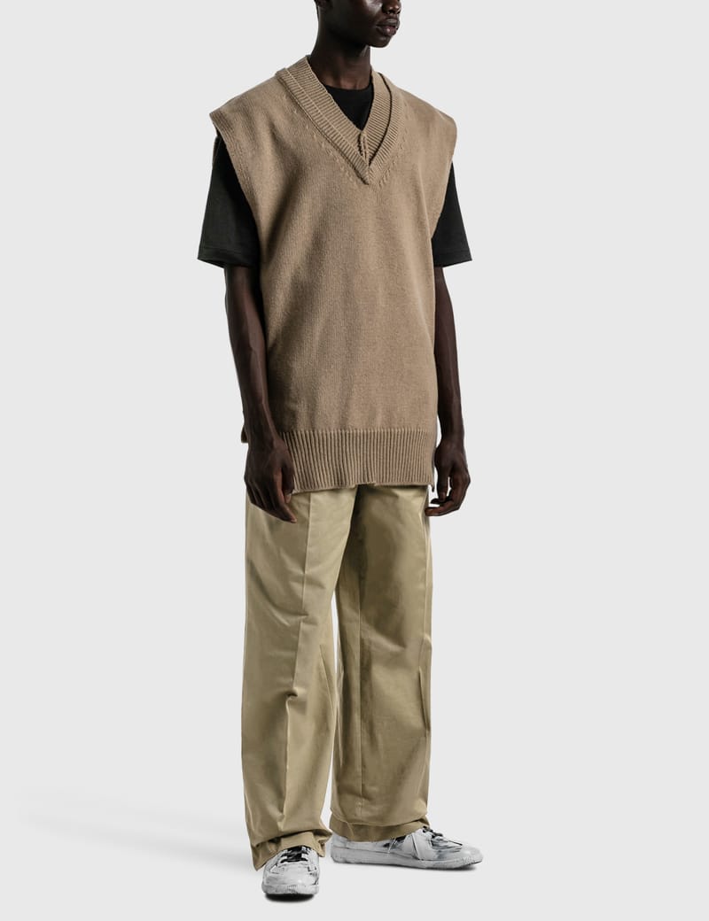 MAISON MARGIELA レイヤード ニットベスト horizonte.ce.gov.br