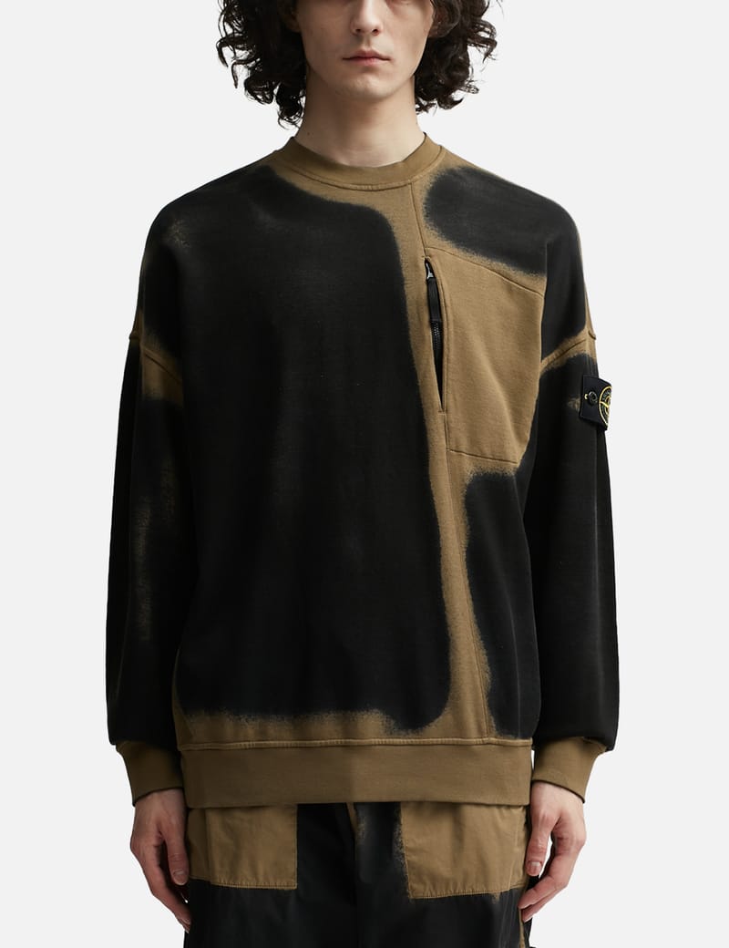 Stone Island - Spray Paint Sweatshirt | HBX - Globally Curated