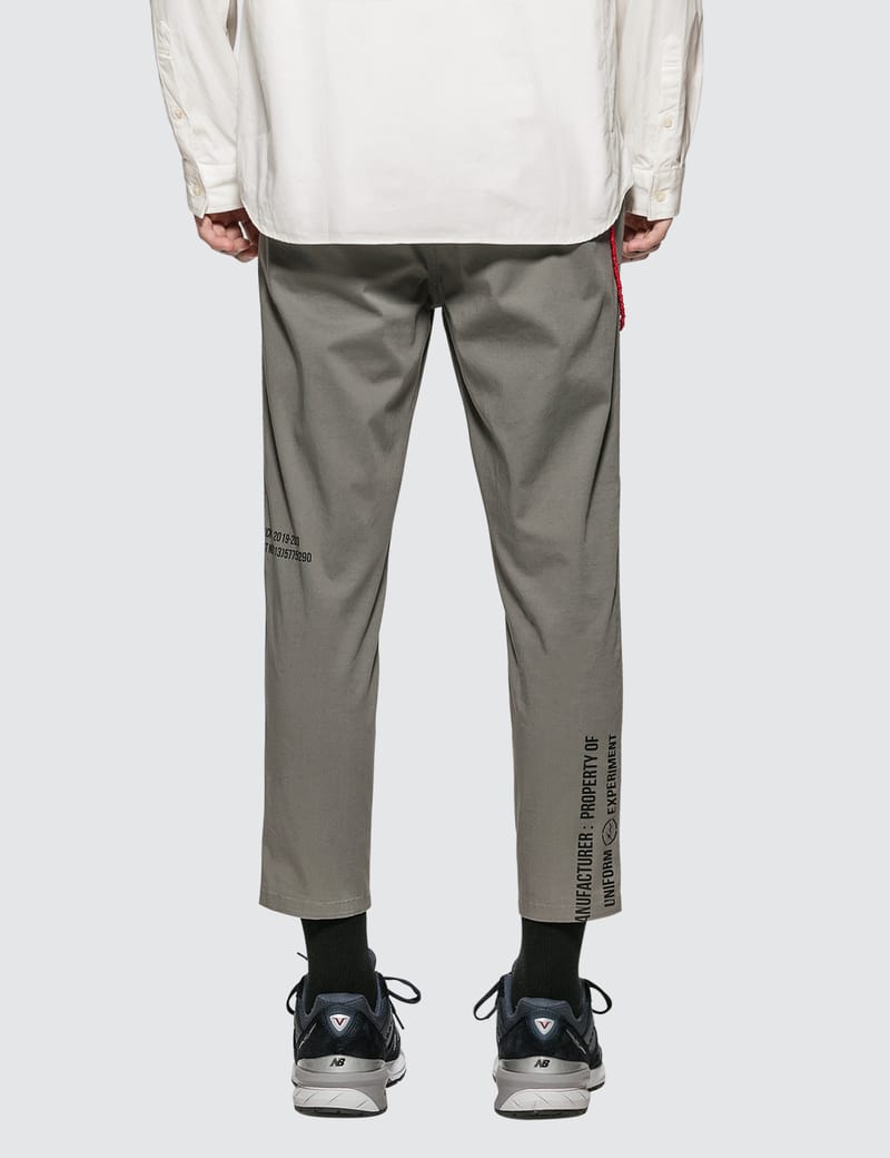 uniform experiment - Graffiti Slim Fit Chino Pants | HBX
