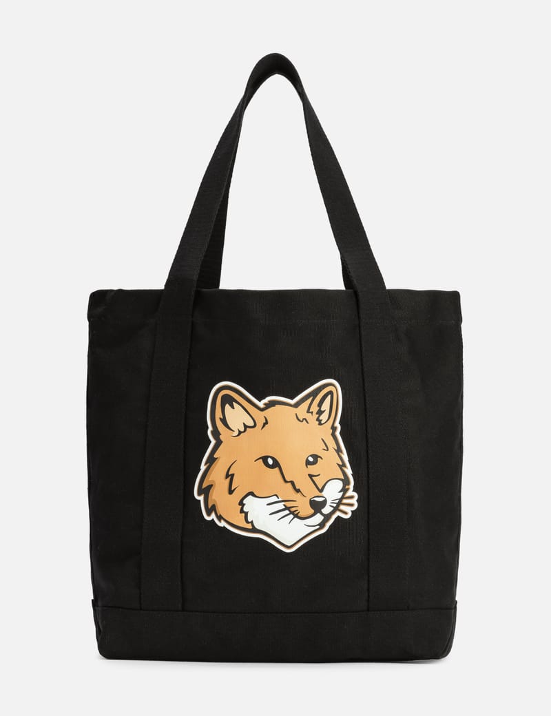 Maison Kitsuné - Fox Head Tote Bag | HBX - Globally Curated 