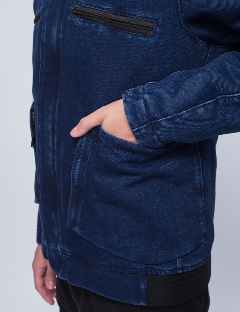Stone Island - Water Repellent Denim Jacket | HBX - Globally