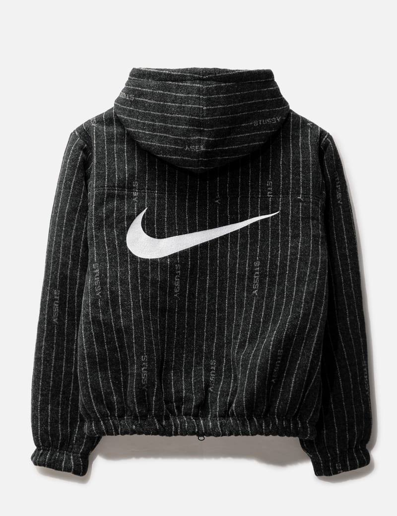 Nike - Nike x Stüssy Stripe Wool Jacket | HBX - Globally Curated ...