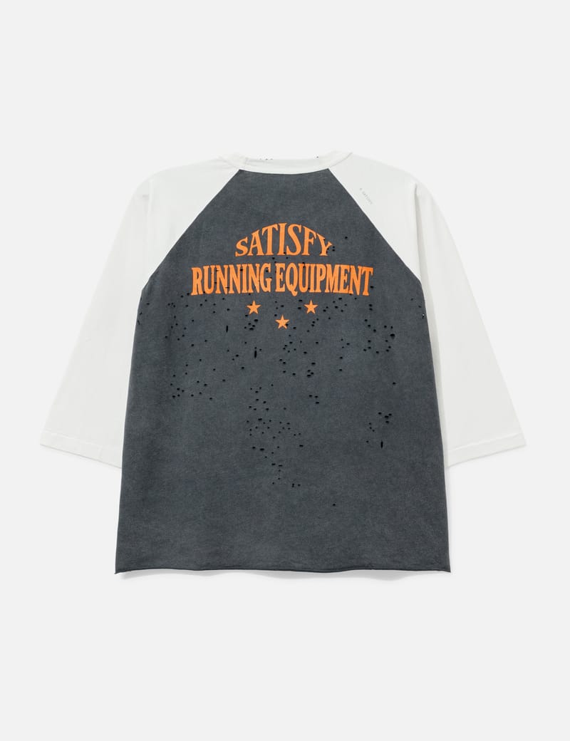 #*1様 SATISFY MothTech BaseballT フットボールTシ SATISFY MothTech™ Baseball T-Shirt - Organic cotton running top