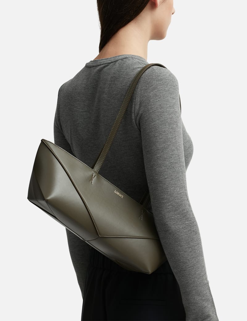 よー Loewe - Puzzle Fold Cropped Bag | HBX