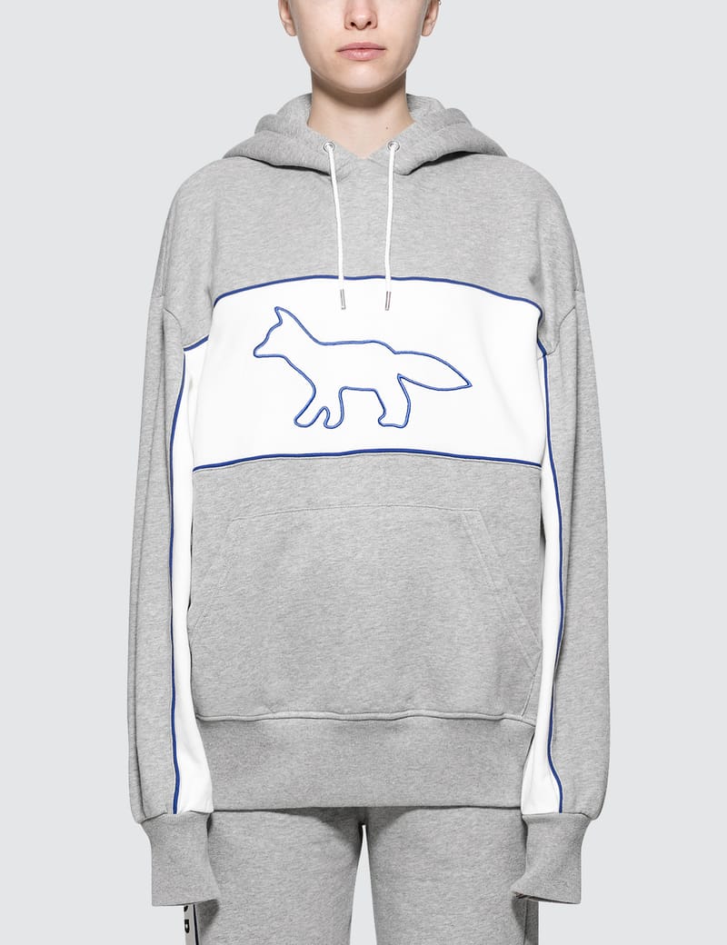Maison Kitsuné - Ader Error X Maison Kitsuné Bicolor Hoodie | HBX