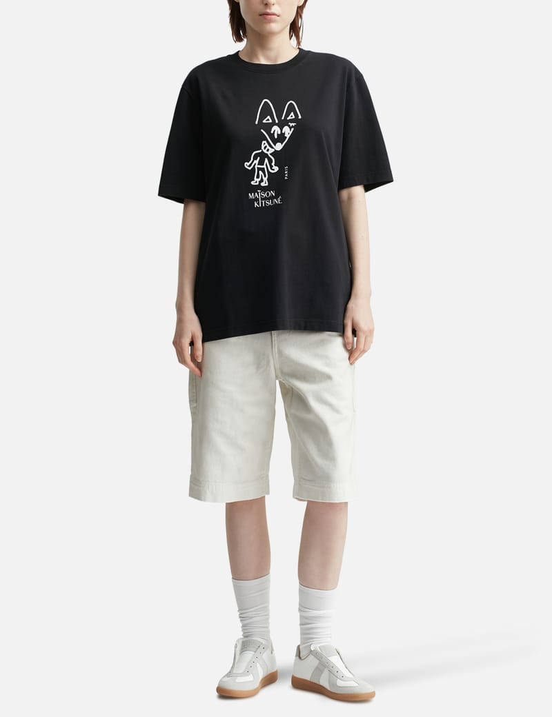 【関税・送料込み】MAISON KITSUNE BABY FOX SHORTS BABY FOX PATCH REGULAR JOG SHORTS | Maison Kitsuné