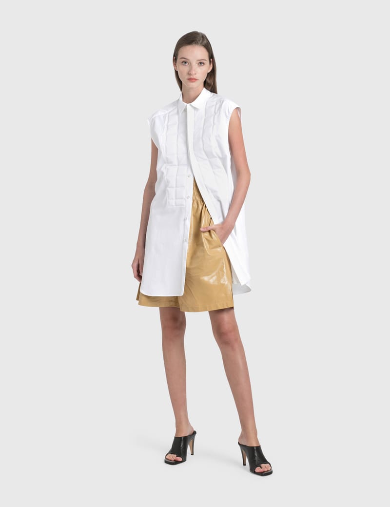ショートパンツ BOTTEGA VENETA Printed Leather Shorts Bottega Veneta® Women's Printed Leather Boxer Shorts in