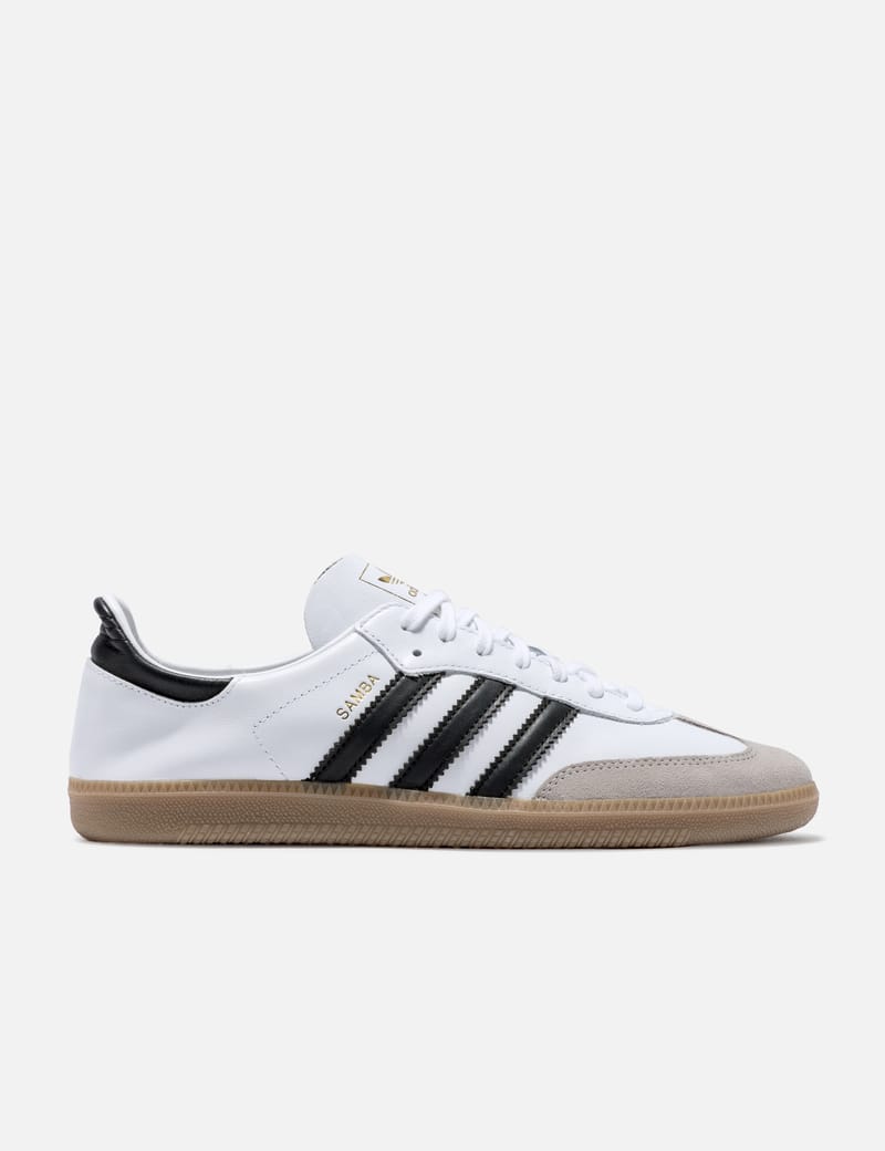 国内配送 adidas SAMBA DECON FTWWHT/CBLACK/GREONE adidas Originals - Samba Decon Sneakers | HBX - Globally