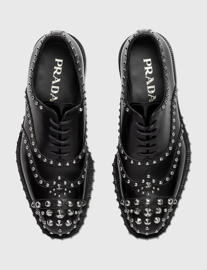 Prada 2025 studded shoes