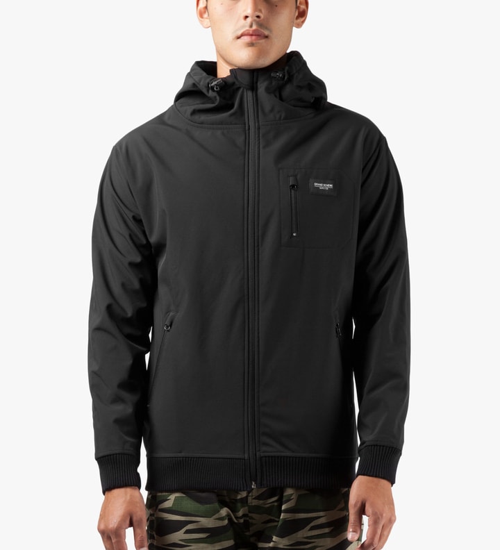 GRAND SCHEME Black Tech Fleece Jacket HBX Globally Curated