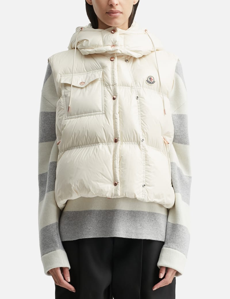 Moncler - Down Jacket With Zipped Sleeves | HBX - Globally