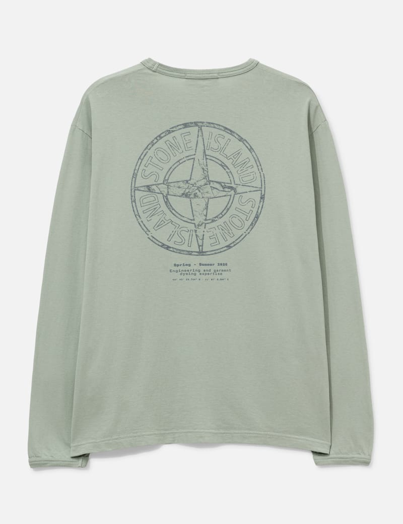 Stone Island Organic Cotton Jersey Regular Fit Long Sleeve T-Shirt
