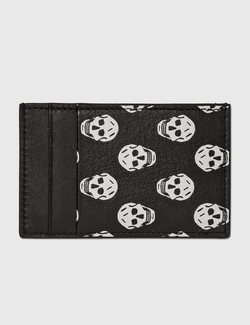 Alexander mcqueen skeleton card holder online