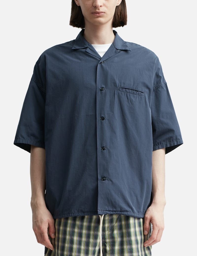 Nanamica - Open Collar Wind H/S Shirt | HBX - Globally Curated