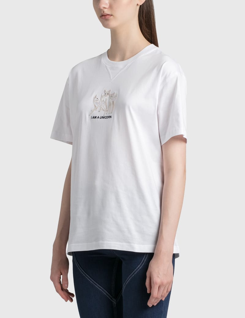 Burberry - Embroidered Deer T-shirt | HBX - Globally Curated