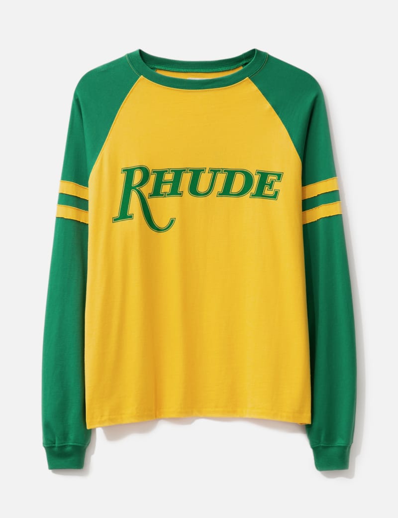 RHUDE ルード　ラグランTシャツ　ロゴTシャツ M ルード - ラグラン ロゴ Tシャツ | HBX - ハイプビースト